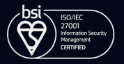 BSI ISO 27001 Certified